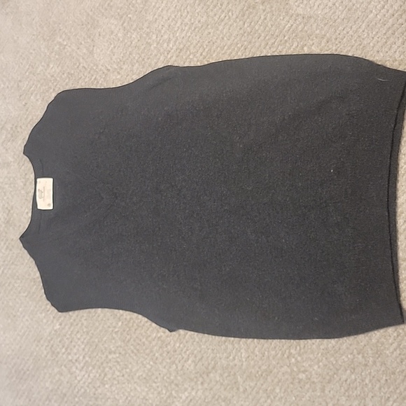 Vintage Lord Jeff Sweater Vest 100% Lambswool Gray V-Neck Men’s Size Large USA - Picture 1 of 4